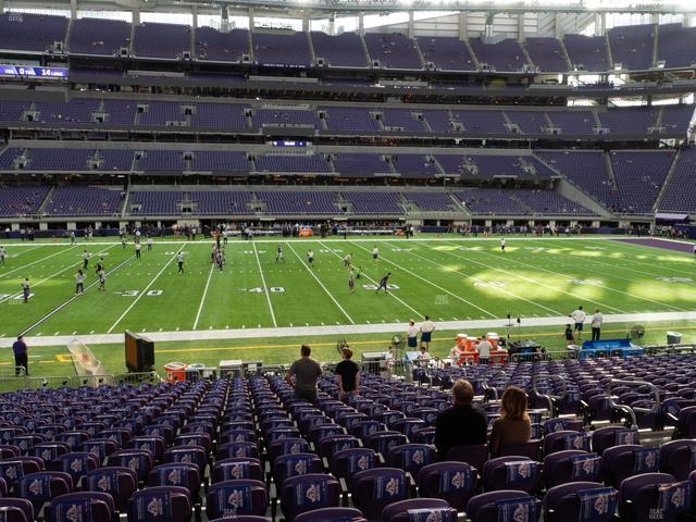 U.S. Bank Stadium - Section F 2 Seat View