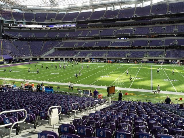 U.S. Bank Stadium - Section F 5 Seat View