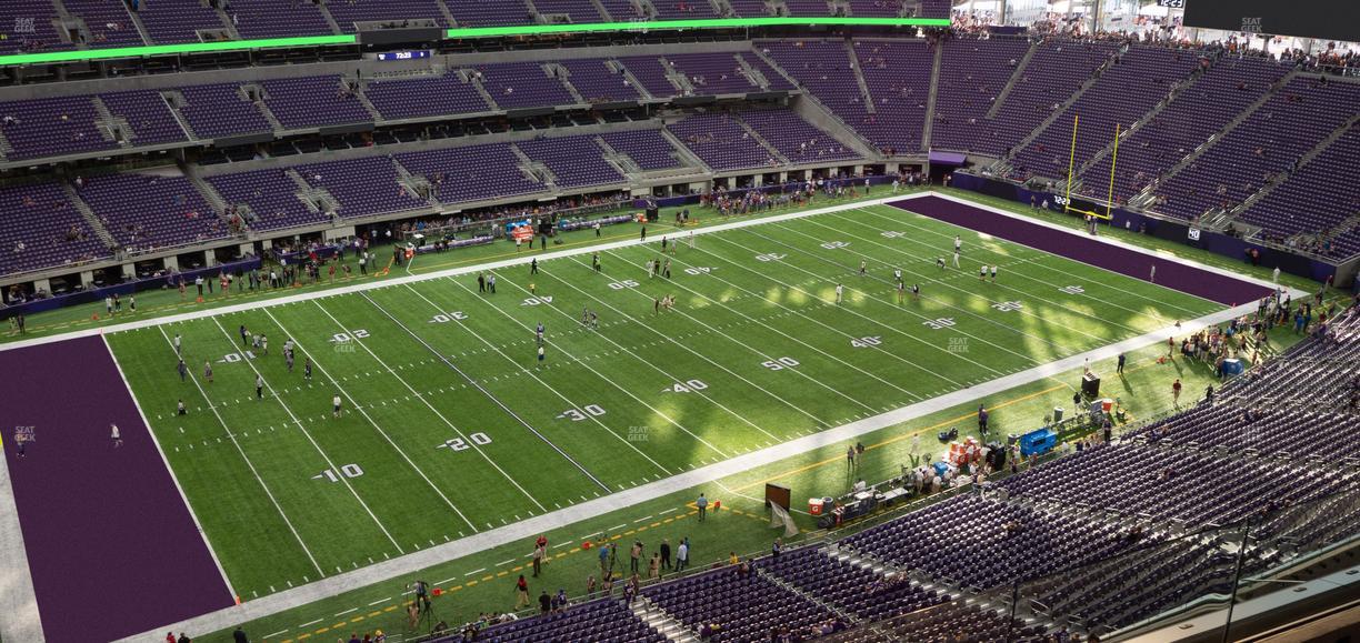U.S. Bank Stadium - Section Loft Suite 25 Seat View