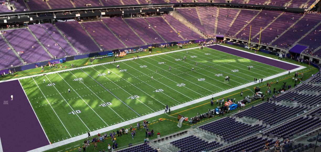 U.S. Bank Stadium - Section Loft Suite 45 Seat View