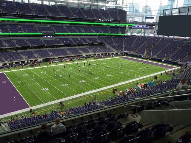 U.S. Bank Stadium - Section Norseman Lounge Suite 5 Seat View