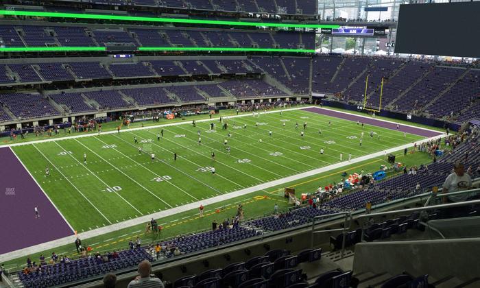 U.S. Bank Stadium - Section Norseman Lounge Suite 5 Seat View