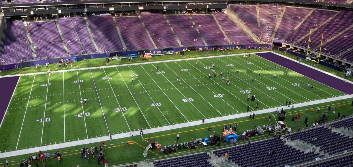U.S. Bank Stadium - Section Norseman Suite 25 Seat View
