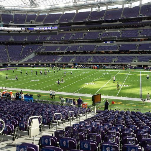U.S. Bank Stadium - Section V 1 Seat View
