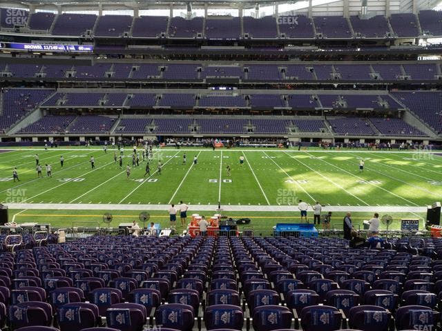 U.S. Bank Stadium - Section V 3 Seat View