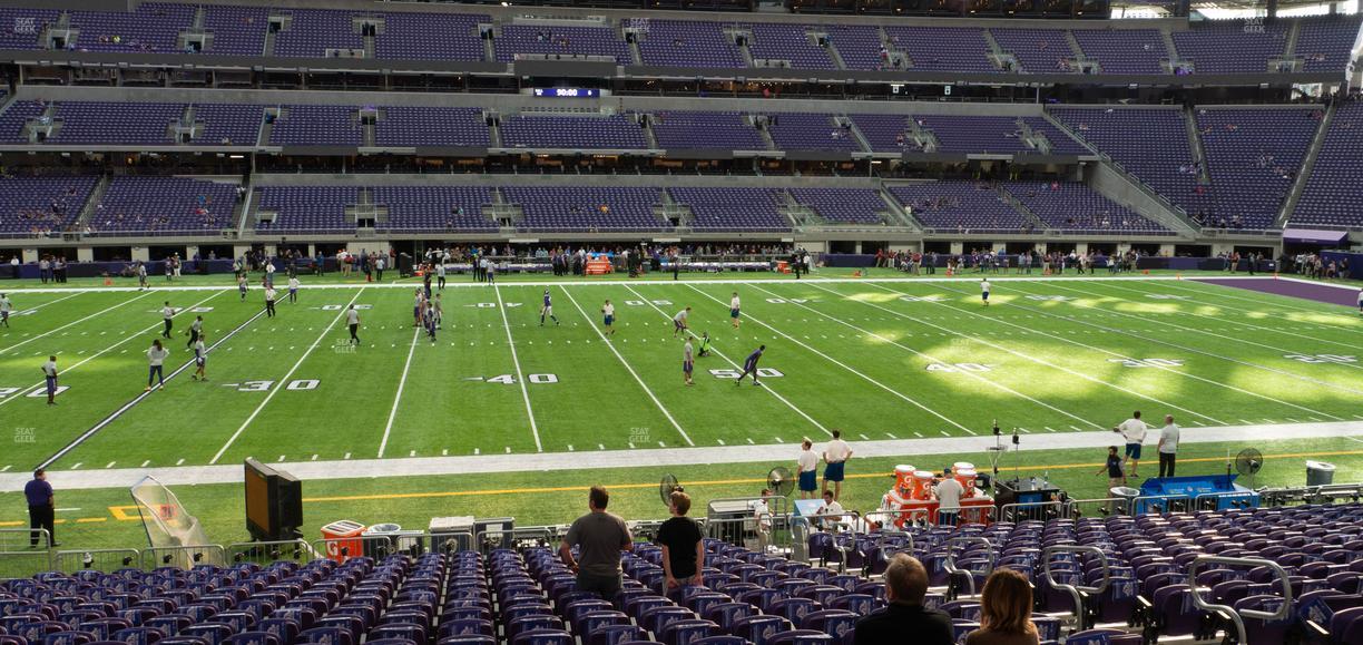 U.S. Bank Stadium - Section V 4 Seat View