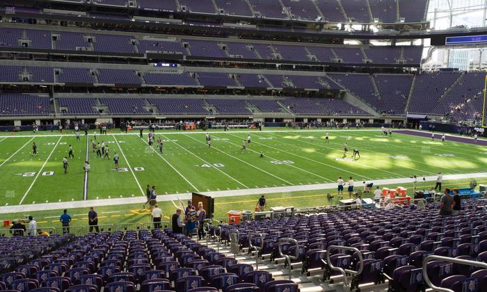 U.S. Bank Stadium - Section V 5 Seat View