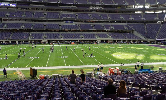 U.S. Bank Stadium - Section V 7 Seat View