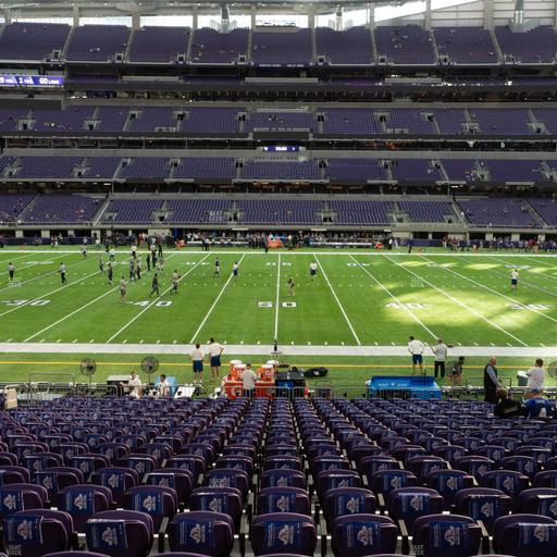 U.S. Bank Stadium - Section V 8 Seat View