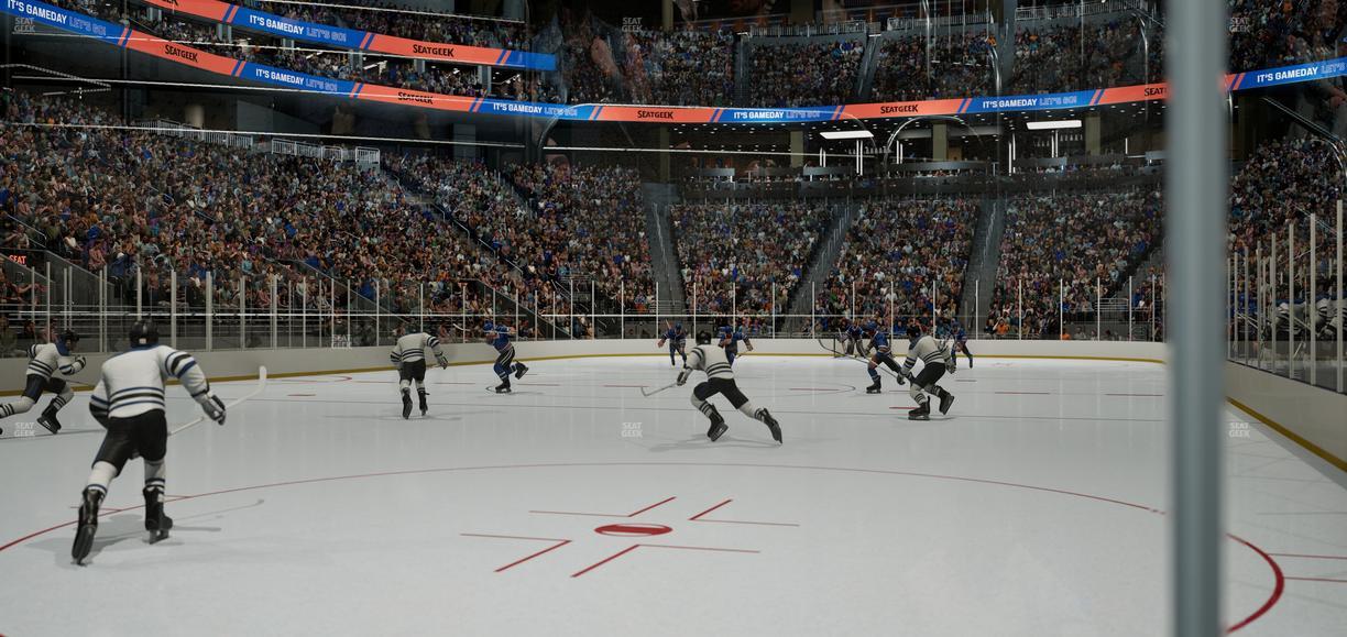 UBS Arena - Section 107 Verizon Lounge Seat View