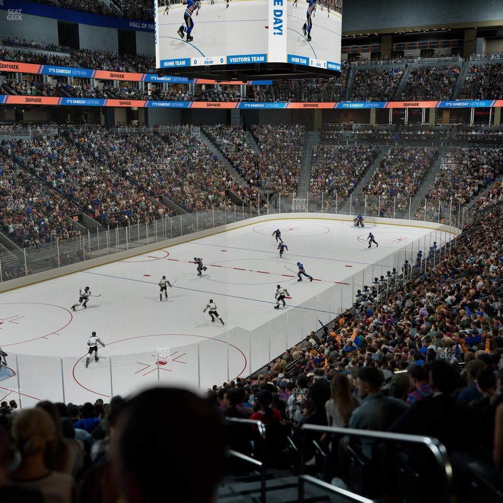 UBS Arena - Section 107 Seat View