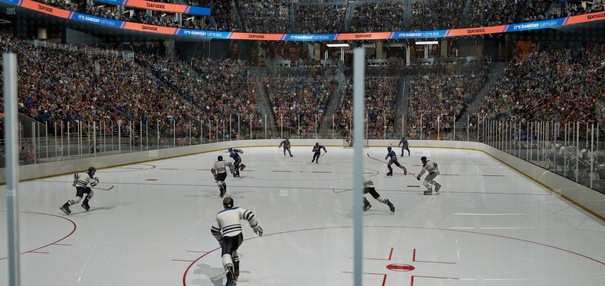 UBS Arena - Section 108 Verizon Lounge Seat View