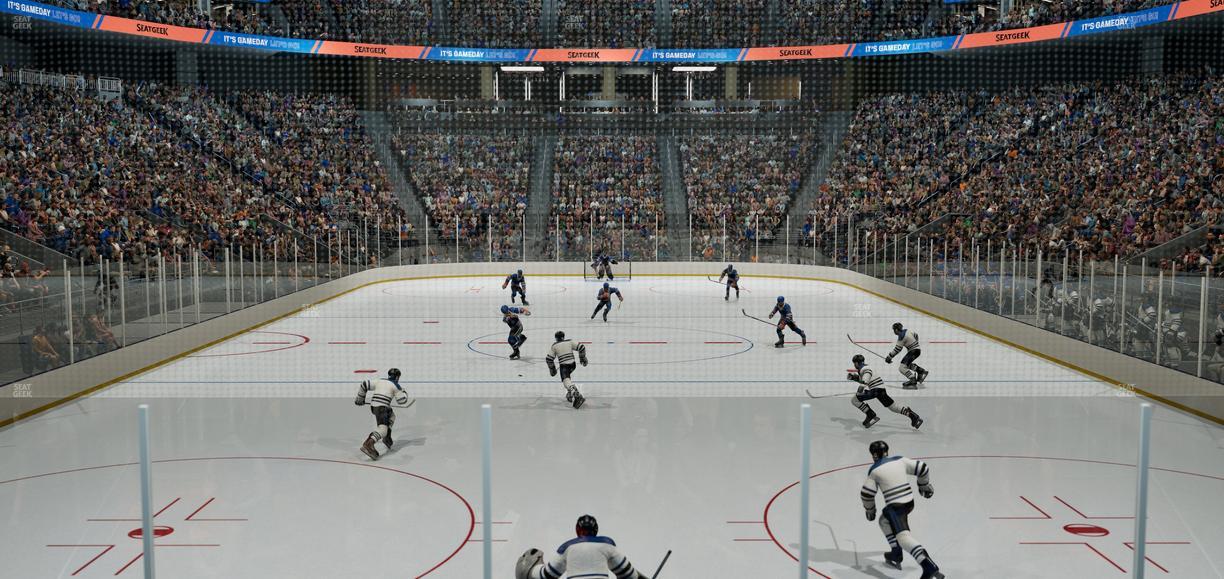 UBS Arena - Section 109 Verizon Lounge Seat View