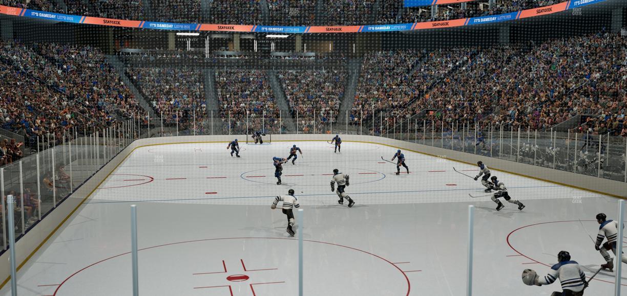 UBS Arena - Section 110 Verizon Lounge Seat View