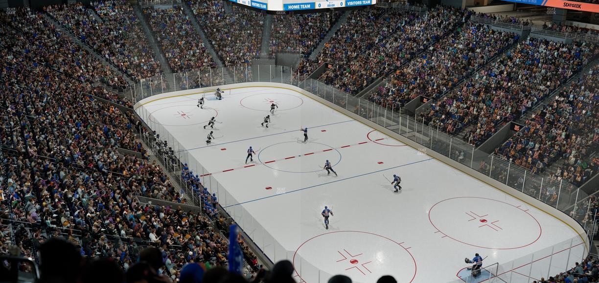 UBS Arena - Section 201 B Seat View