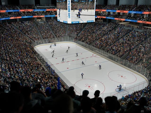 UBS Arena - Section 201 B Seat View