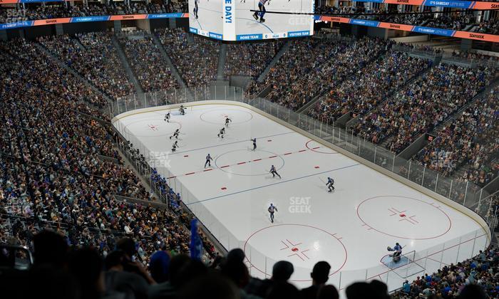 UBS Arena - Section 201 B Seat View