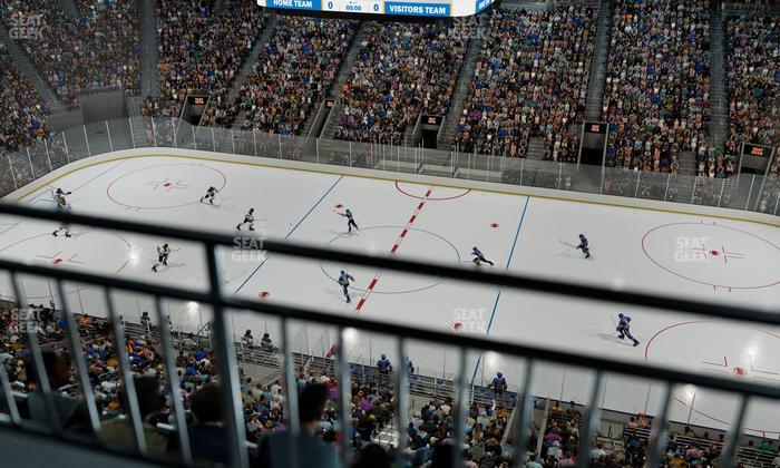 UBS Arena - Section 205 Seat View