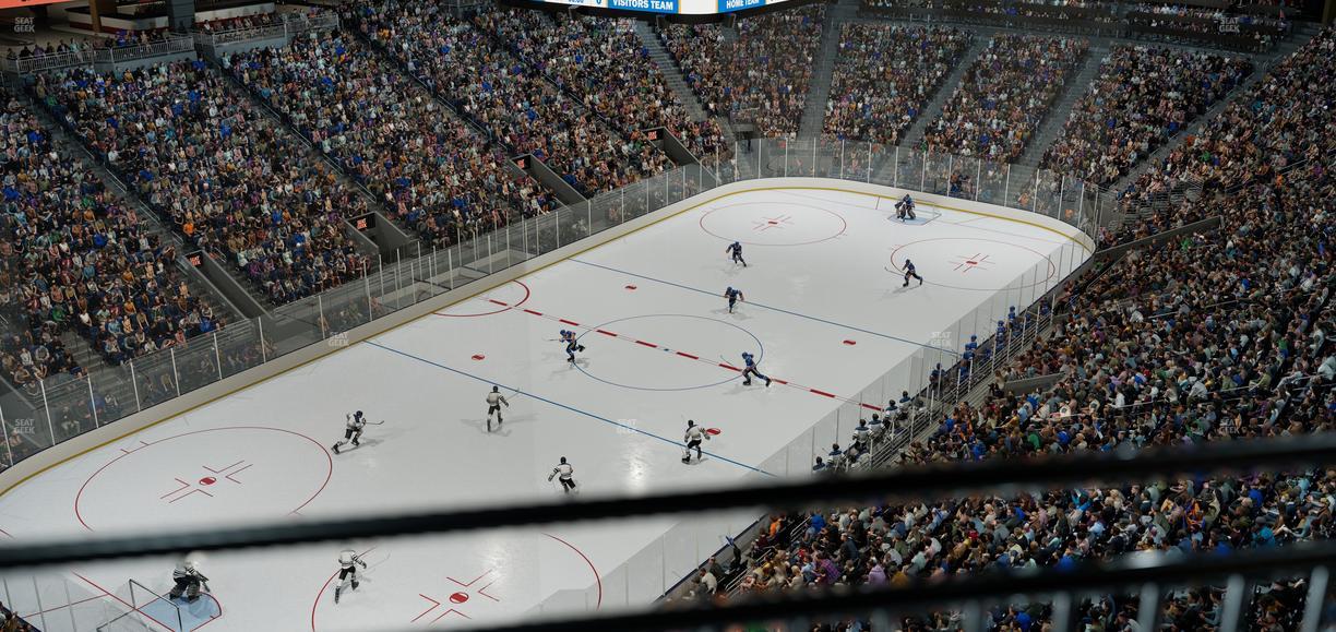 UBS Arena - Section 210 Seat View