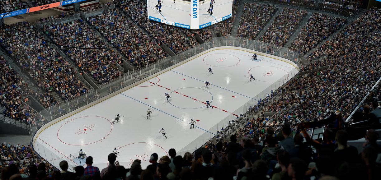 UBS Arena - Section 310 Seat View