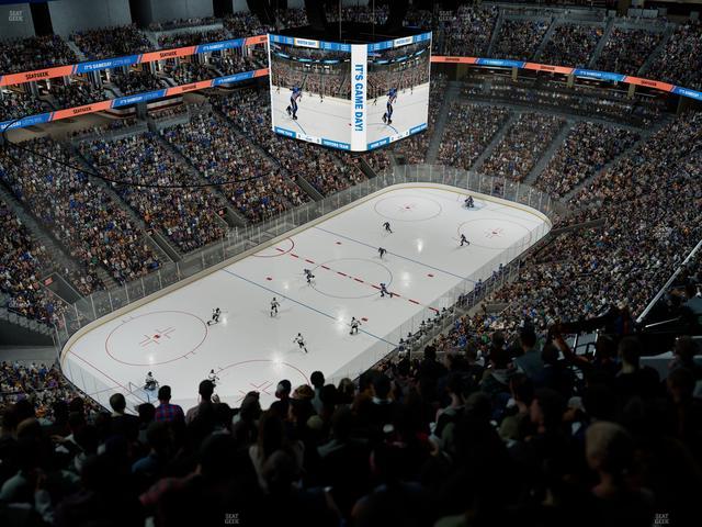 UBS Arena - Section 310 Seat View