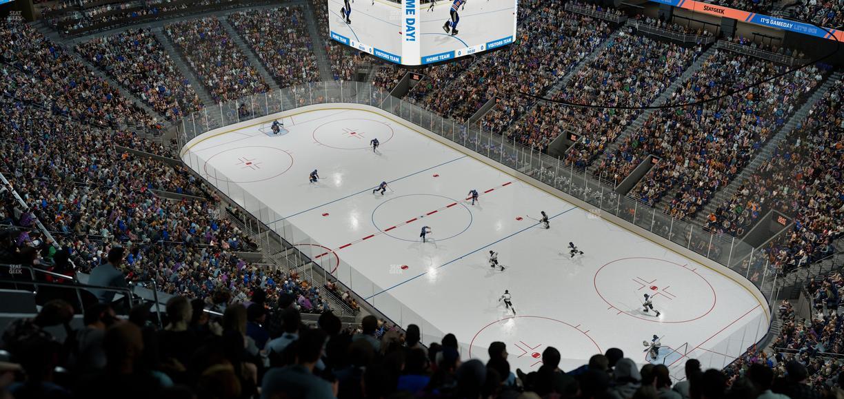 UBS Arena - Section 317 Seat View