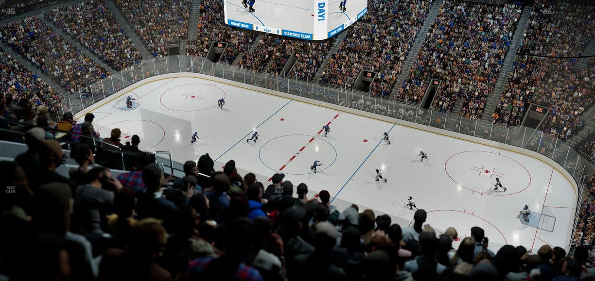 UBS Arena - Section 319 Seat View