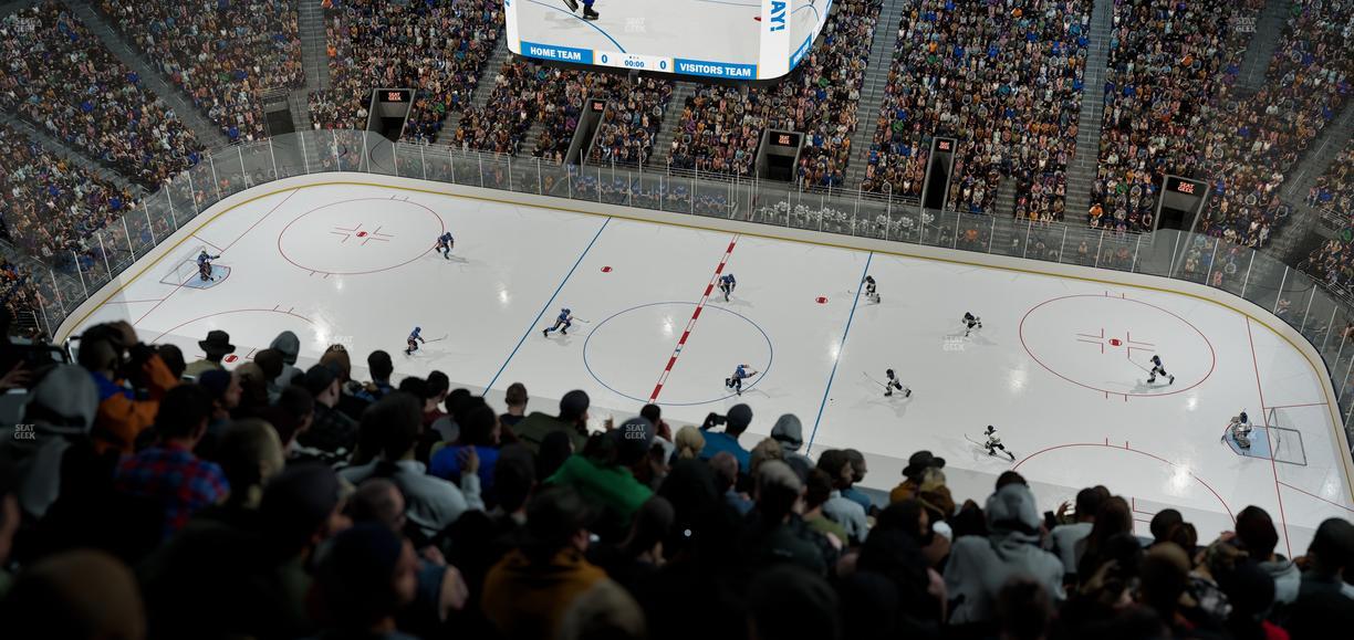 UBS Arena - Section 320 Seat View