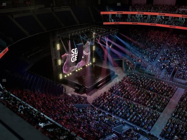 UBS Arena - Section 321 Seat View