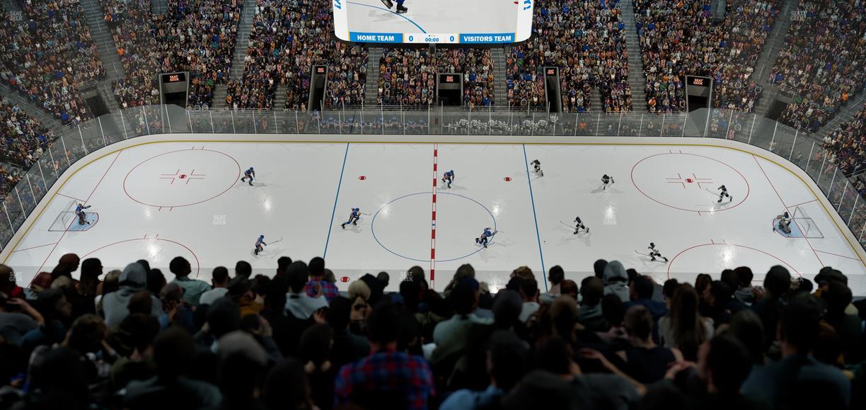 UBS Arena - Section 321 Seat View