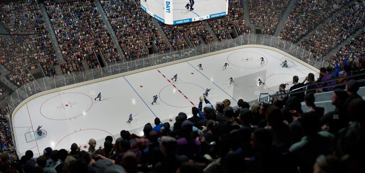 UBS Arena - Section 323 Seat View