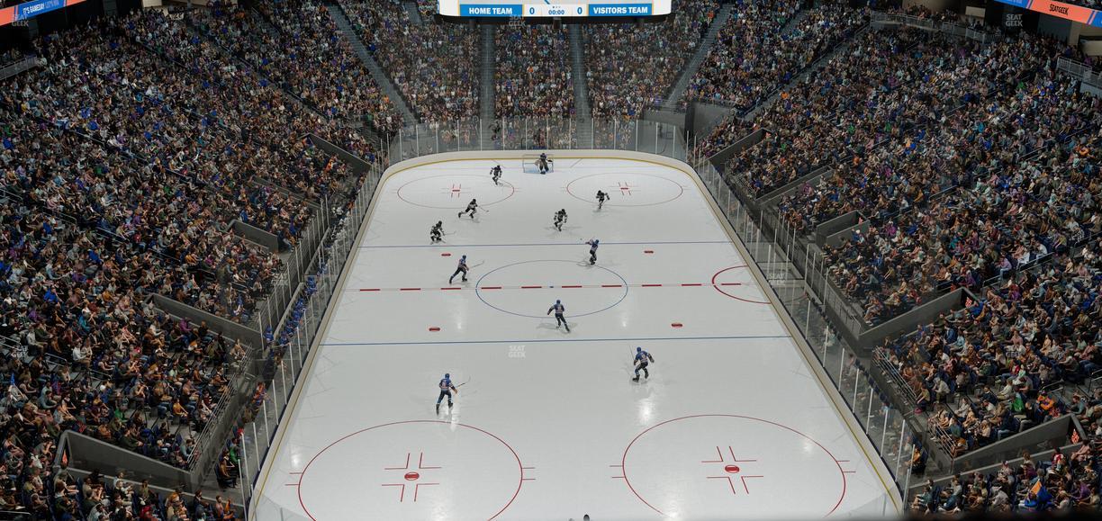 UBS Arena - Section 329 Seat View