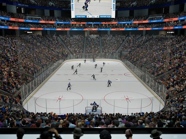 UBS Arena - Section Hyundai Club Seat View
