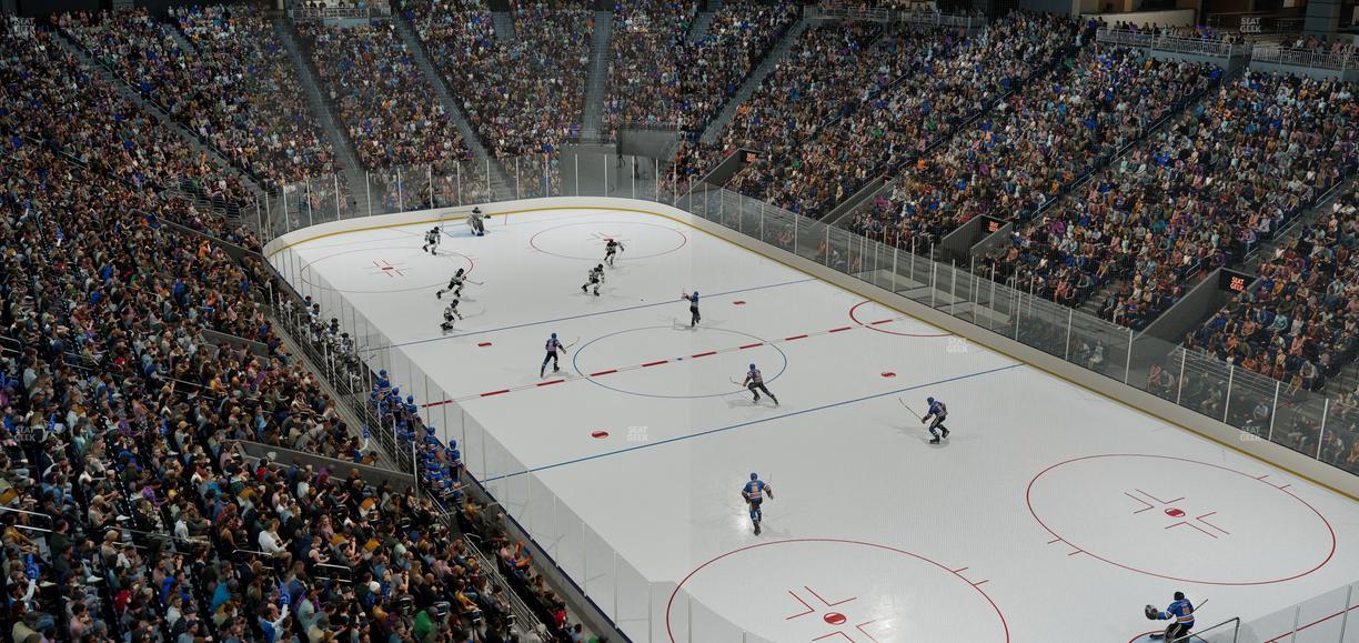 UBS Arena - Section Pitch Book Suite 1 Seat View