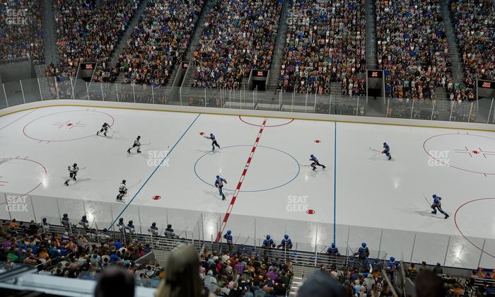 UBS Arena - Section Pitch Book Suite 11 Seat View