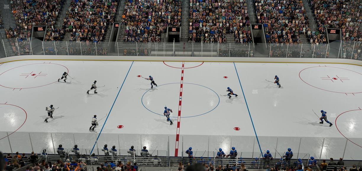 UBS Arena - Section Pitch Book Suite 12 Seat View