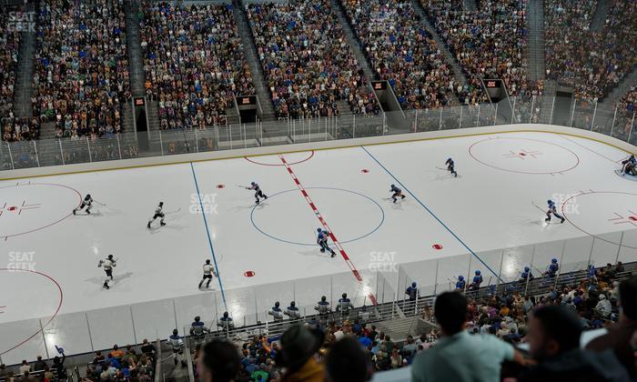 UBS Arena - Section Pitch Book Suite 15 Seat View