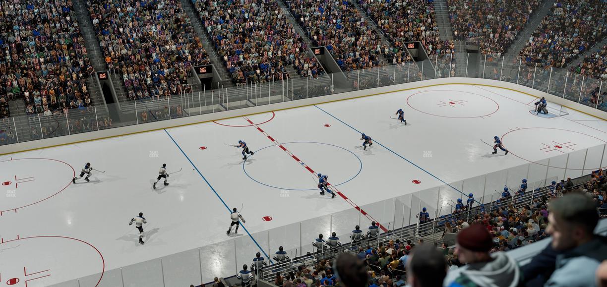 UBS Arena - Section Pitch Book Suite 17 Seat View