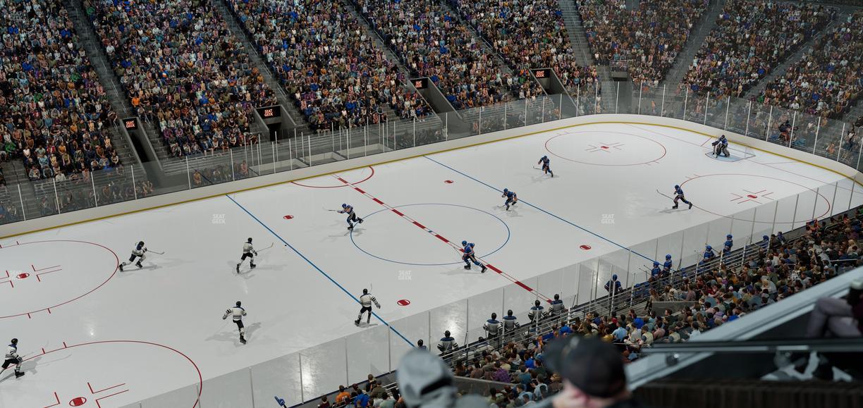 UBS Arena - Section Pitch Book Suite 18 Seat View