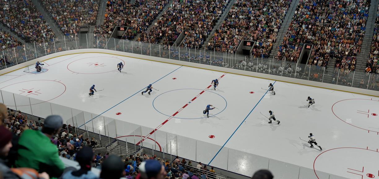 UBS Arena - Section Pitch Book Suite 21 Seat View