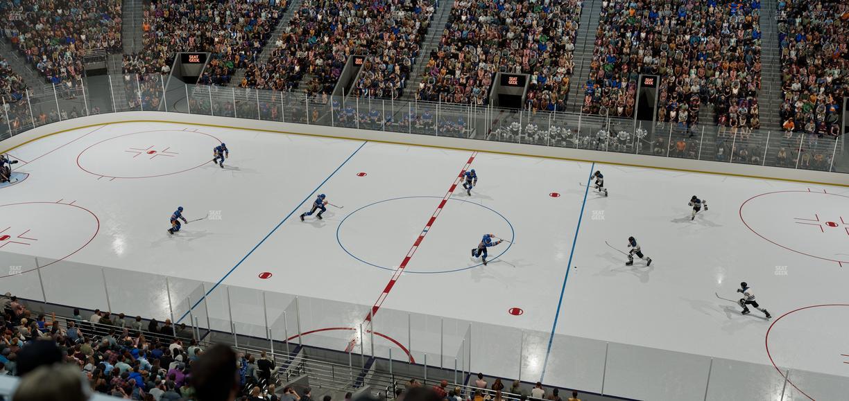 UBS Arena - Section Pitch Book Suite 23 Seat View