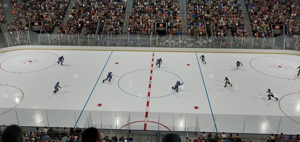 UBS Arena - Section Pitch Book Suite 25 Seat View