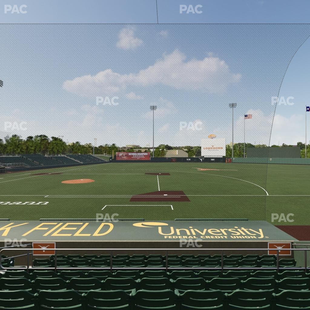 UFCU Disch-Falk Field - Section 1 Seat View