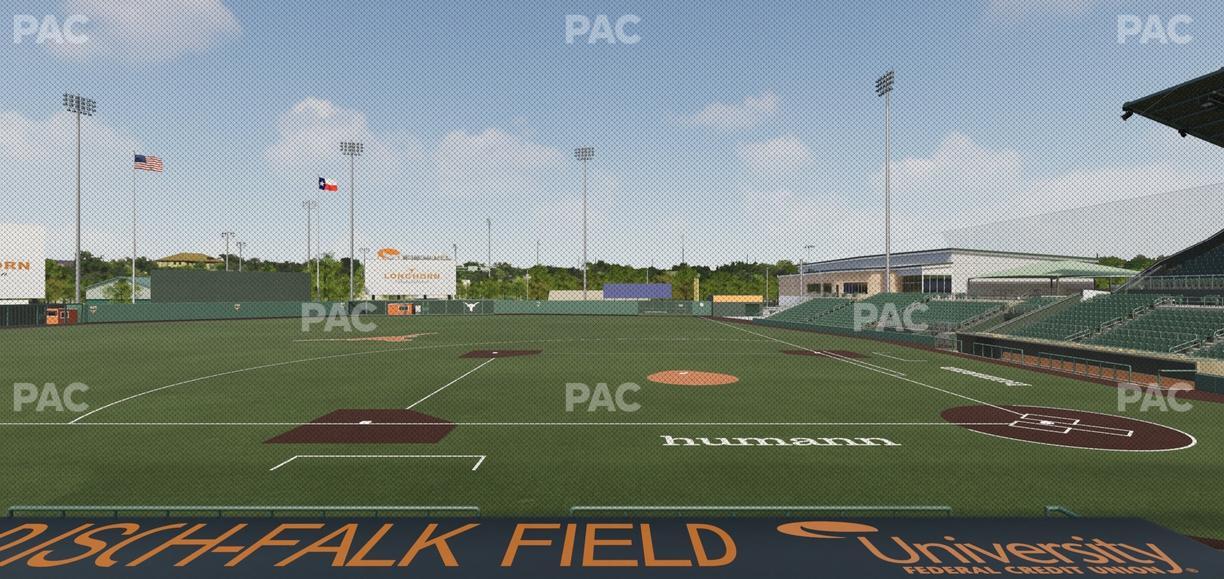 UFCU Disch-Falk Field - Section 10 Seat View