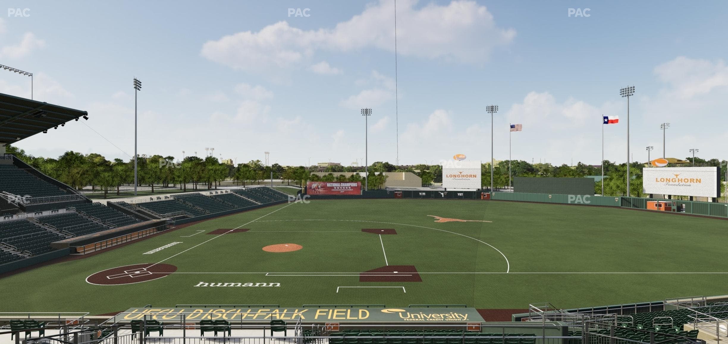 UFCU Disch-Falk Field - Section 101 Seat View