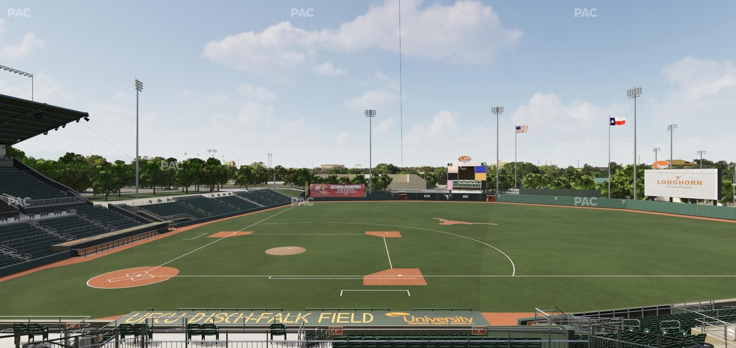 UFCU Disch-Falk Field - Section 101 Seat View