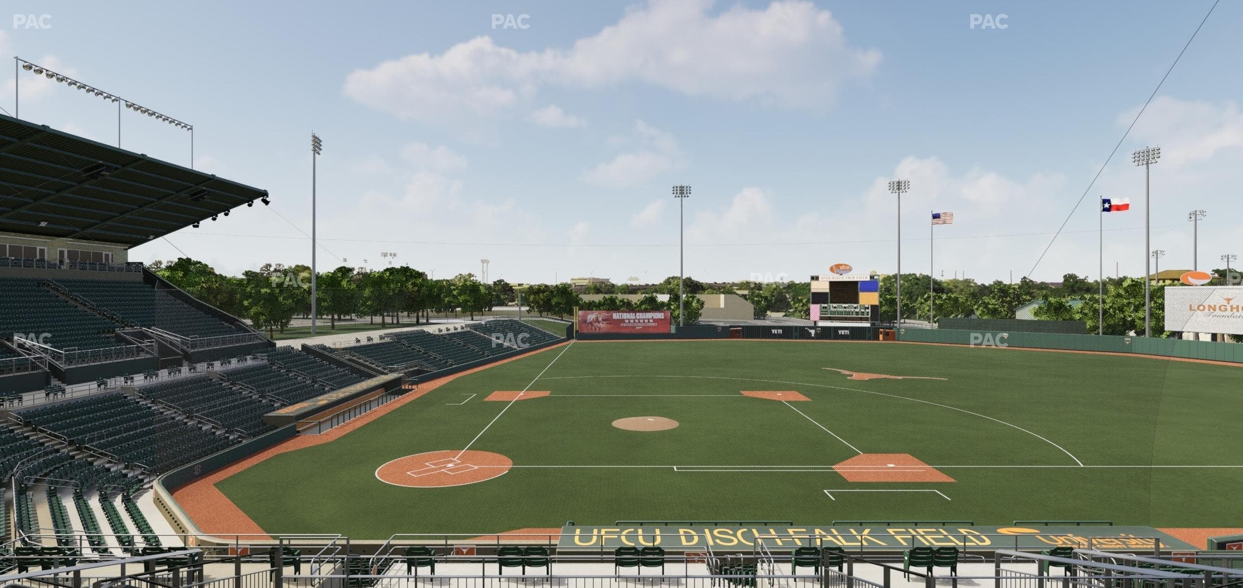 UFCU Disch-Falk Field - Section 102 Seat View