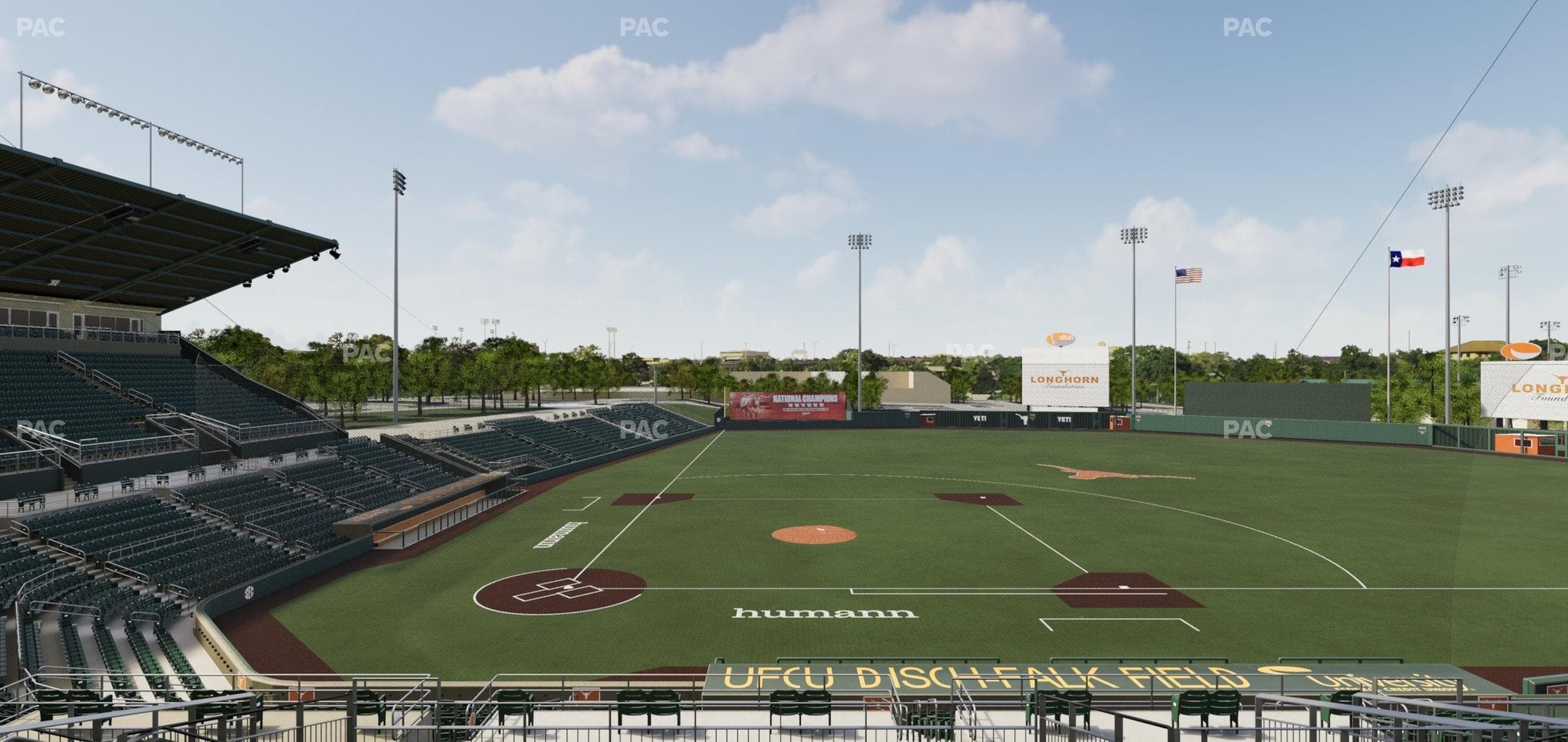 UFCU Disch-Falk Field - Section 102 Seat View