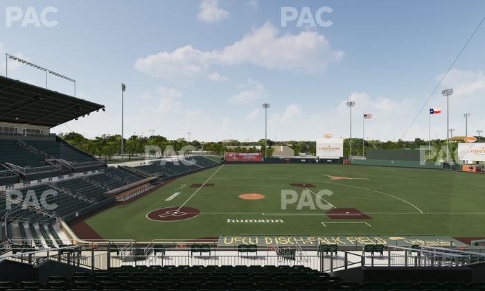 UFCU Disch-Falk Field - Section 102 Seat View
