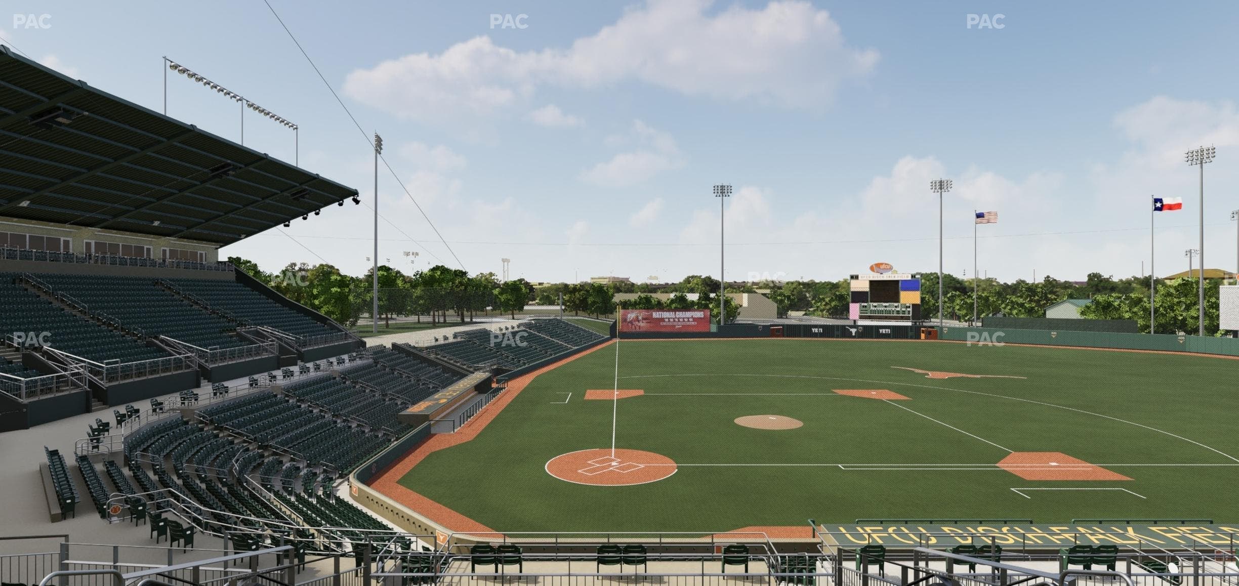 UFCU Disch-Falk Field - Section 103 Seat View